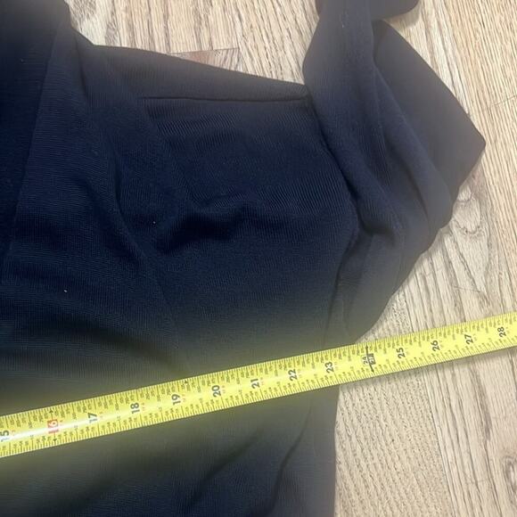 J.CREW BLACK CARDIGAN OPEN TUNIC SWEATER SIZE XL - Picture 8 of 8
